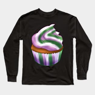 GenderQueer LGBTQ Cupcake Long Sleeve T-Shirt